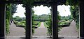 Rosengarten auf Fort X, Blick aus dem Pavillon