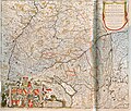 Historische Karte Ende 17. Jahrhundert