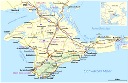 Karte von Krim