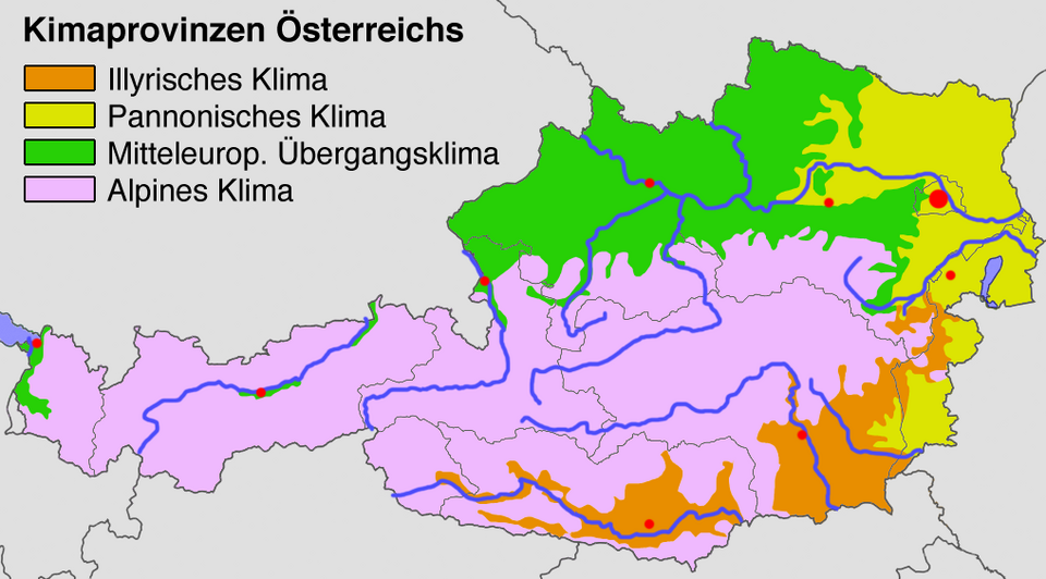 Mitteleuropäisches Übergangsklima
